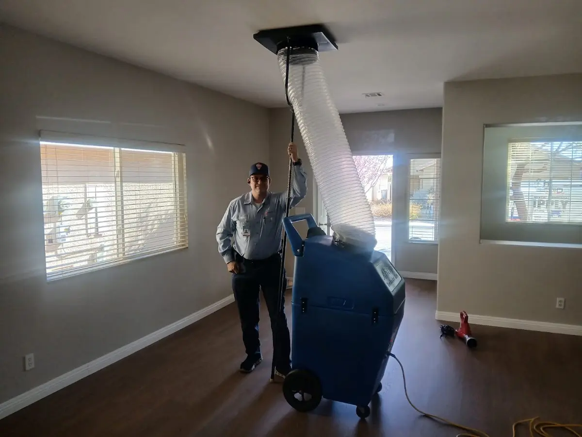 Professional Dryer Vent Cleaning work inside a Leavenworth home